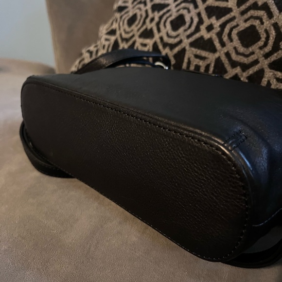 Brighton Black Crossbody Bag with Heart Charm - Picture 5 of 6